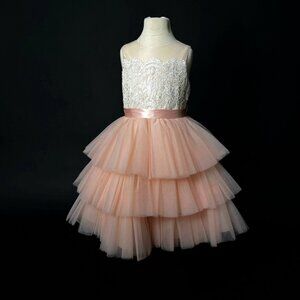 Brand New Kids 3 yo Anna Augusta Flower Girl Dress